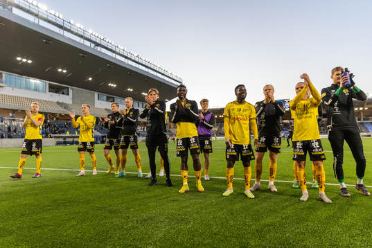 Elfsborgs spelare jublar