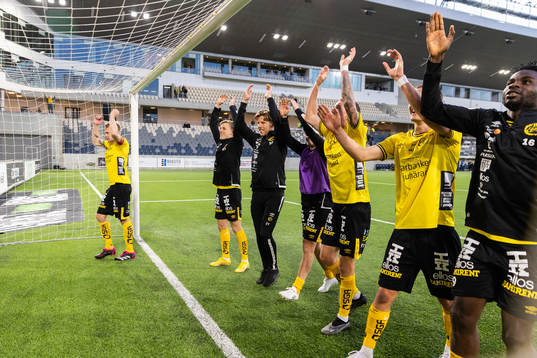 Elfsborgs spelare jublar