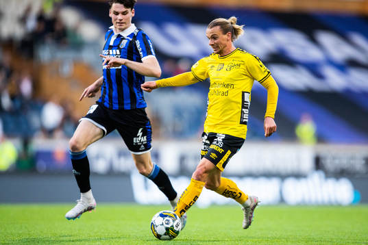 Sirius Jamie Roche och Elfsborgs Niklas Hult