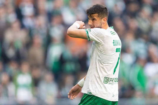 Hammarbys Viktor Djukanovic deppar