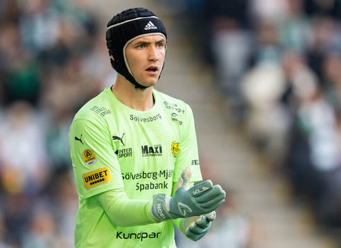 Mjällbys målvakt Noel Törnqvist