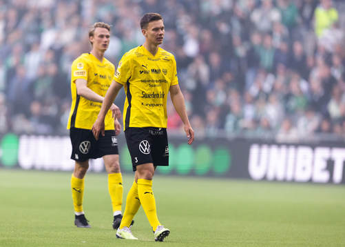 Mjällbys Alexander Johansson och Arvid Brorsson