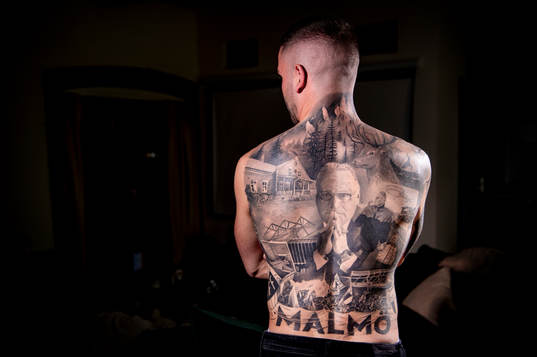 Bengt Madsens barnbarn Tristan vann en tatueringstävling