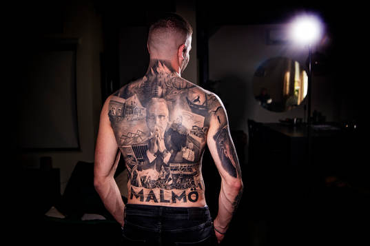 Bengt Madsens barnbarn Tristan vann en tatueringstävling