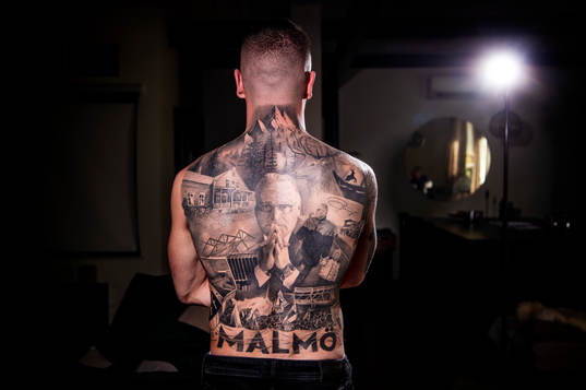 Bengt Madsens barnbarn Tristan vann en tatueringstävling