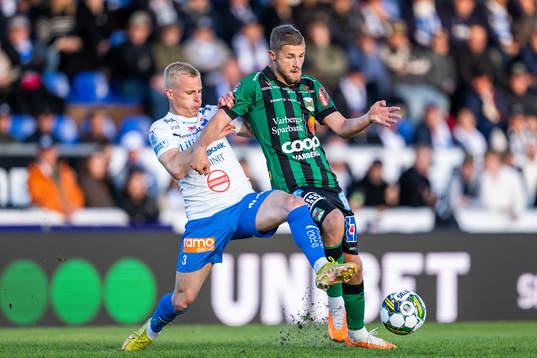 Värnamos Viktor Bergh och Varbergs Oliver Alfonsi