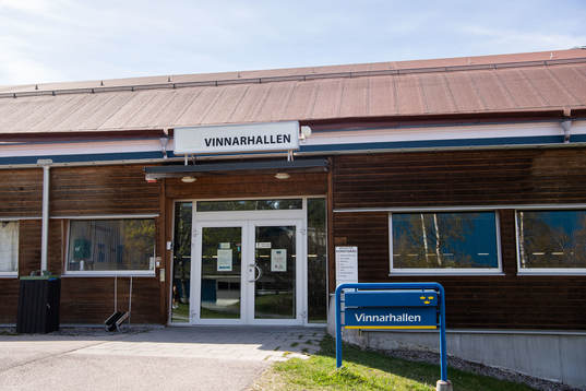 Exteriör vy av Vinnarhallen