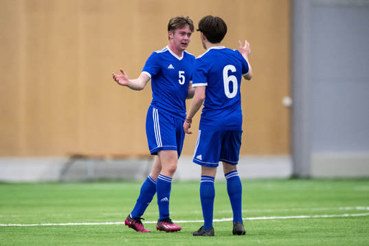Gottfrid Elofsson jublar med Josef Hermansson