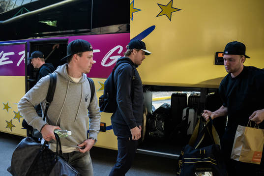 Lucas Raymond, Jacob de la Rose and Alexander Nylander of