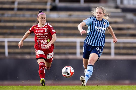 Piteås Katrina Guillou och Djurgårdens Alice Bergström