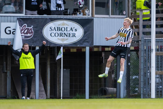 Landskronas Melker Widell jublar