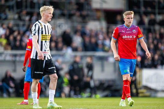 Landskronas Melker Widell och Helsingborgs Casper Widell