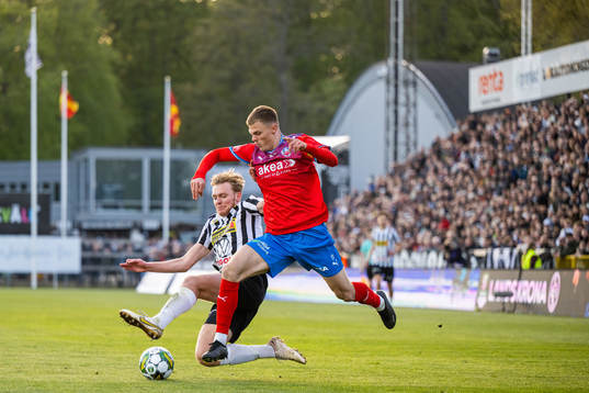 Landskronas Melker Jonsson och Helsingborgs Erik Ring