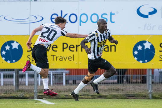 Landskronas Ousmane Diawara jublar