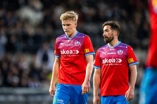 Helsingborgs Casper Widell och Frederik Holst deppar