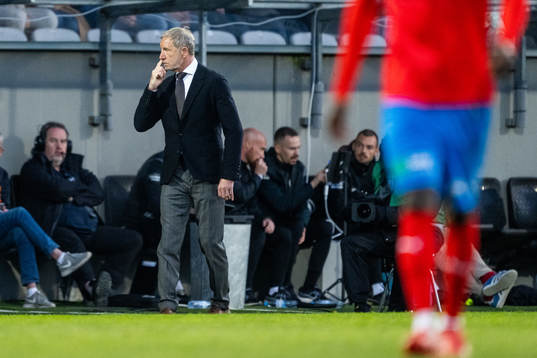 Helsingborgs tränare Stuart Baxter deppar
