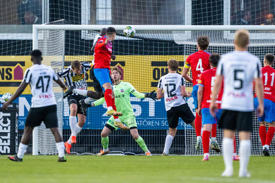 Landskronas Ousmane Diawara gör 2-1 bakom Helsingborgs