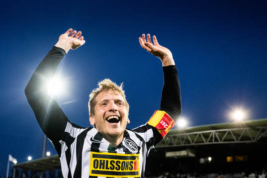 Landskronas Philip Andersson jublar