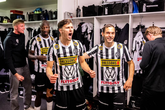 Landskronas Camil Jebara jublar