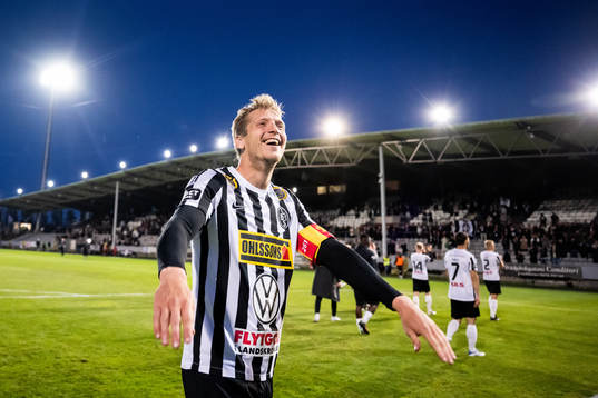 Landskronas Philip Andersson jublar