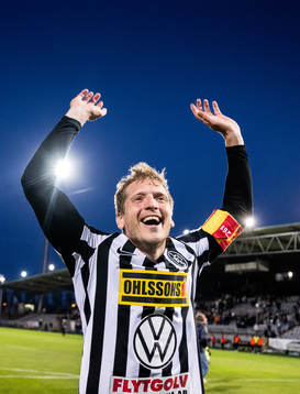Landskronas Philip Andersson jublar