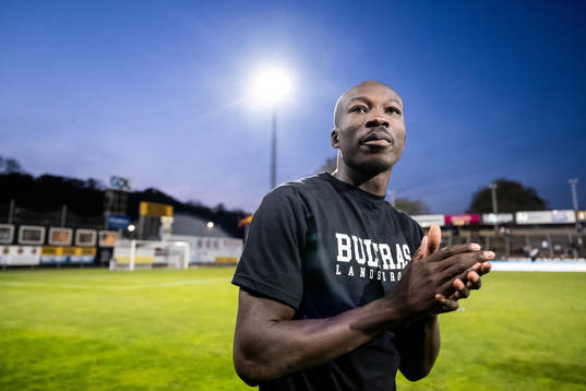 Landskronas Ousmane Diawara tackar supportrarna