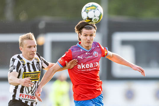 Landskronas Edvin Dahlqvist och Helsingborgs Wilhelm Loeper