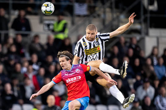 Helsingborgs Wilhelm Loeper och Landskronas Erik Hedenquist