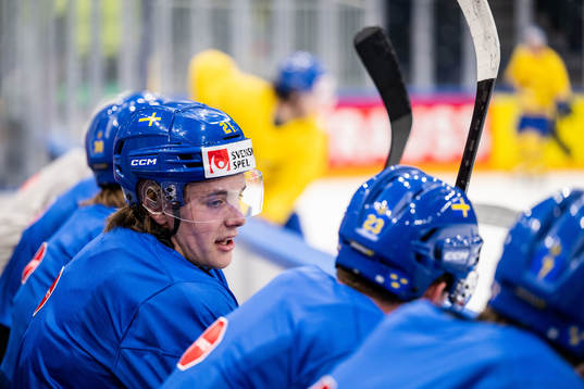 Leo Carlsson of Sweden at a practice session