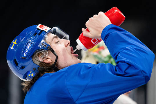 Leo Carlsson of Sweden at a practice session