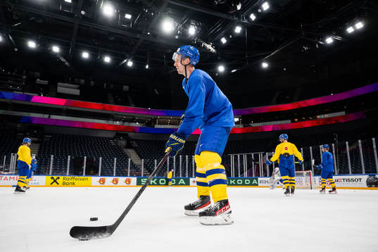 Patrik Nemeth of Sweden at a practice session