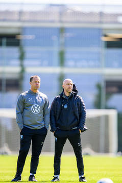 Malmö FFs sportchef Daniel Andersson och tränare Henrik