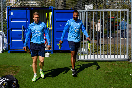 Anton Tinnerholm och Isaac Kiese Thelin