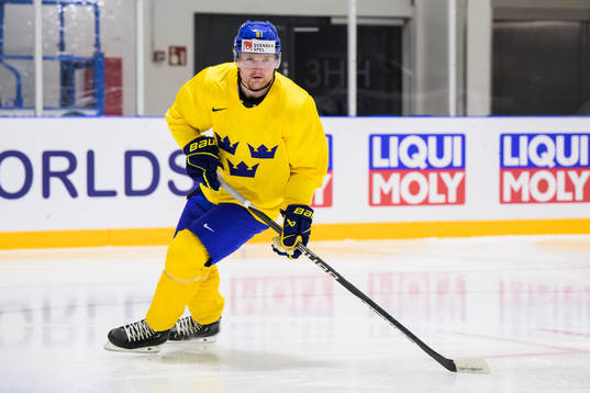 Carl Grundström of Sweden at a practice session