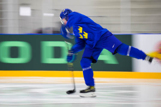 Jonathan Pudas of Sweden at a practice session