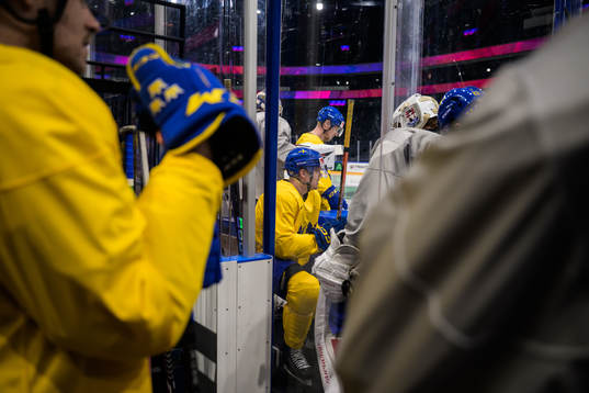 Jakob Silfverberg of Sweden at a practice session