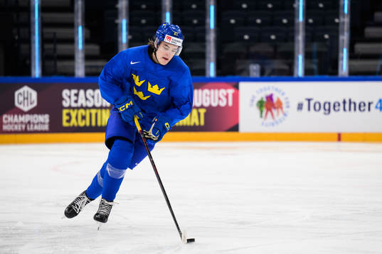 Leo Carlsson of Sweden at a practice session