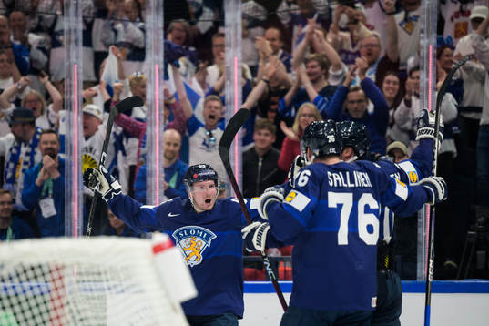 Sakari Manninen, Teemu Hartikainen and Jere Sallinen of