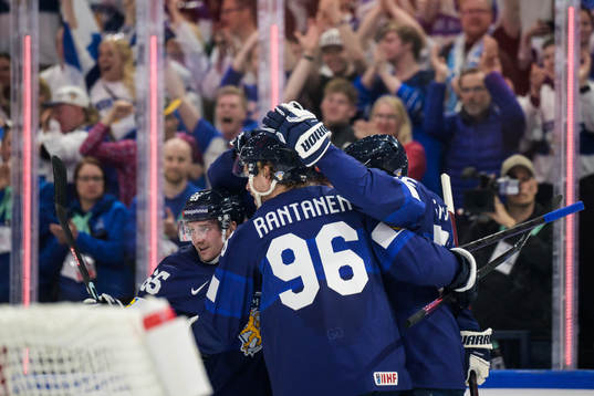 Sakari Manninen, Mikko Rantanen and Teemu Hartikainen of