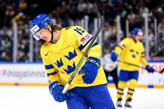 Marcus Sörensen of Sweden looks dejected