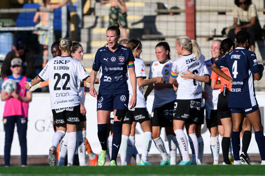 FC Rosengårds Emma Berglund deppar