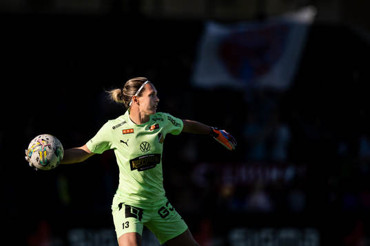 Häckens målvakt Jennifer Falk