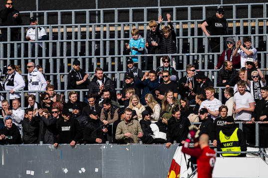 Spectators in the stands