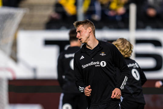 Ulrik Yttergård Jenssen of Rosenborg warms up