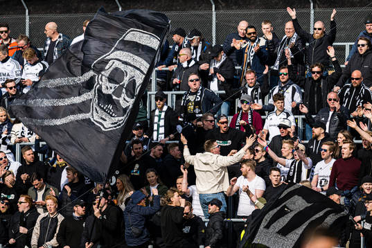 Spectators in the stands