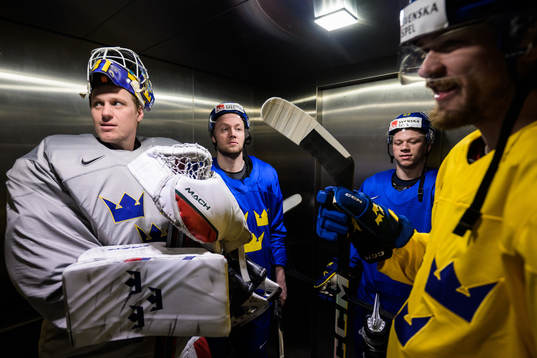 Goaltender Lars Johansson, Alexander Nylander, Lucas