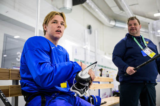 Jonatan Berggren of Sweden at a practice session