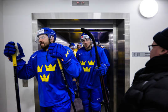 Lukas Bengtsson and Henrik Tömmernes of Sweden at a