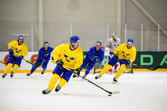 Carl Grundström of Sweden at a practice session