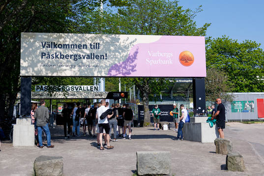 Entrén till Påskbergsvallen